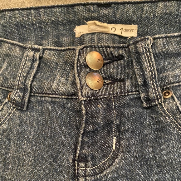 Skinny dark wash distressed jeans waist 24 - Picture 5 of 5